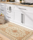 COMSLE Alfombra bohemia de 2 x 6 pies, lavable para pasillo, de lana sintética,...
