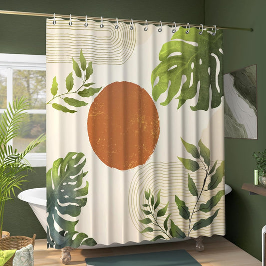 EOSAHR Cortinas de ducha bohemias para decoración de baño, juego de cortinas de...