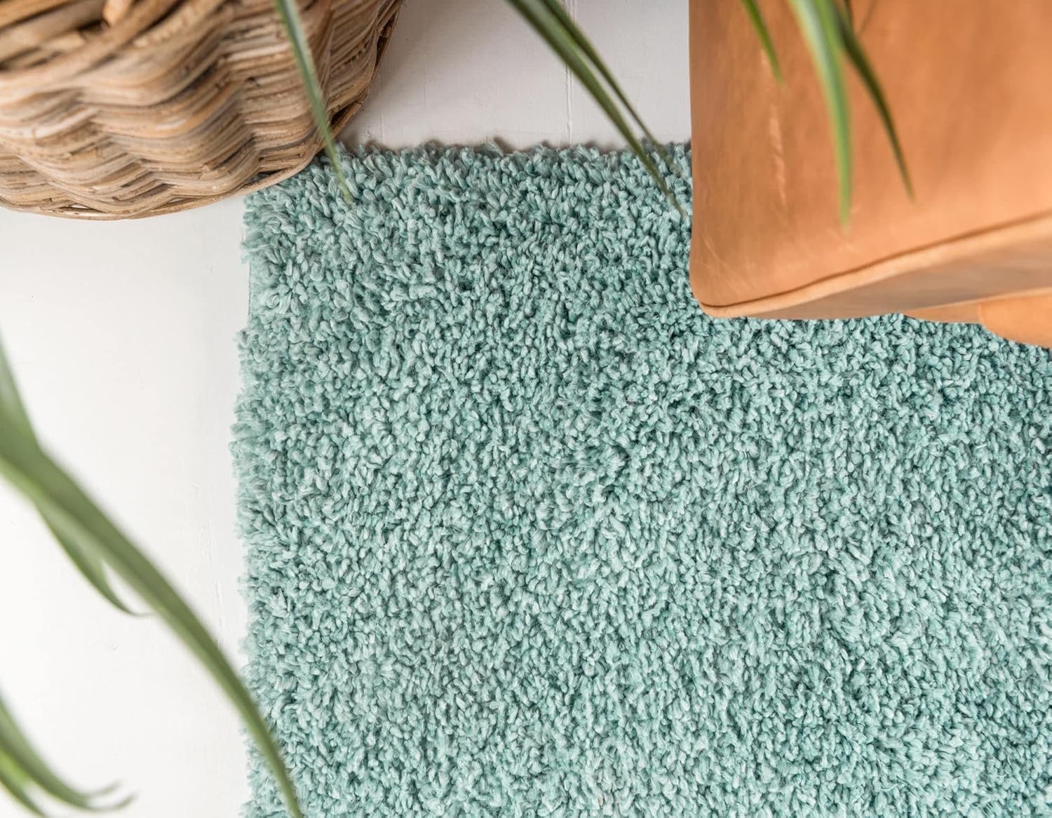 Rugs.com Zermatt Shag Collection - Alfombra cuadrada de 10 pies de largo, color...