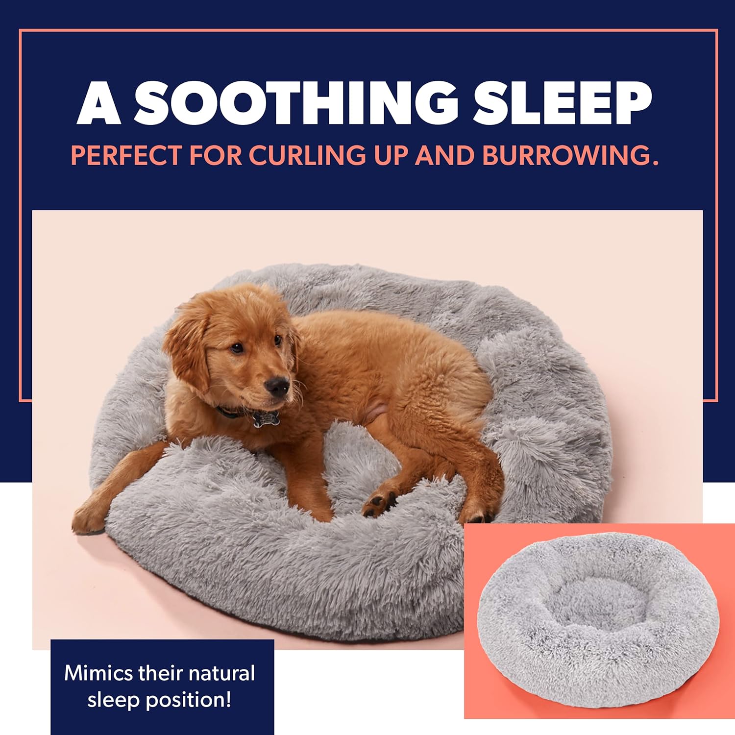 Active Pets cama para perro, relajante, para perros pequeños, medianos y...