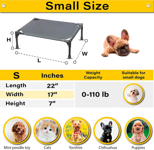 Cama elevada para perros, cama elevada para perros, cama para perros pequeños,...