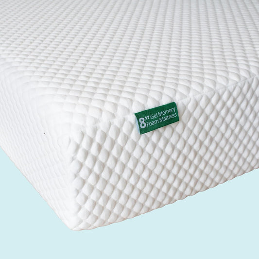 Colchón de 8 pulgadas para cama infantillitera, colchón de espuma viscoelástica