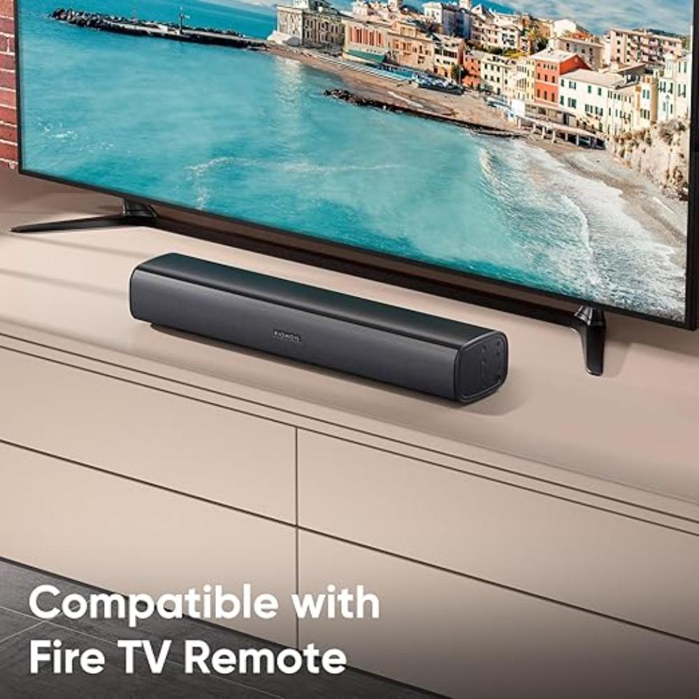 Barra de sonido para Smart TV, diseño compacto y fácil de configurar