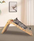 Rascador para gatos en forma de L  Tabla de rascar para gatos de interior,...