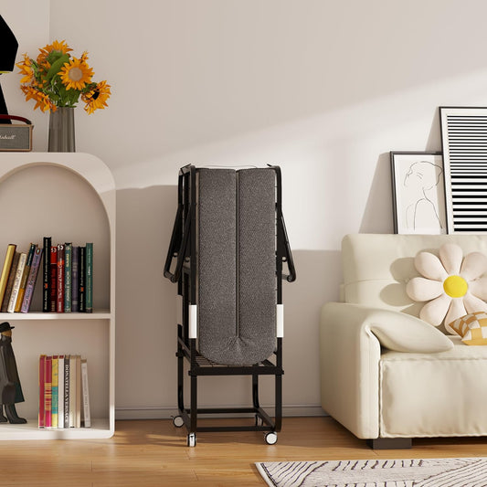 Cama plegable con colchón Cama plegable portátil para adultos enrollables para