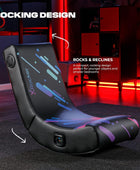 X Rocker - Silla mecedora de piso para videojuegos, altavoces de audio...