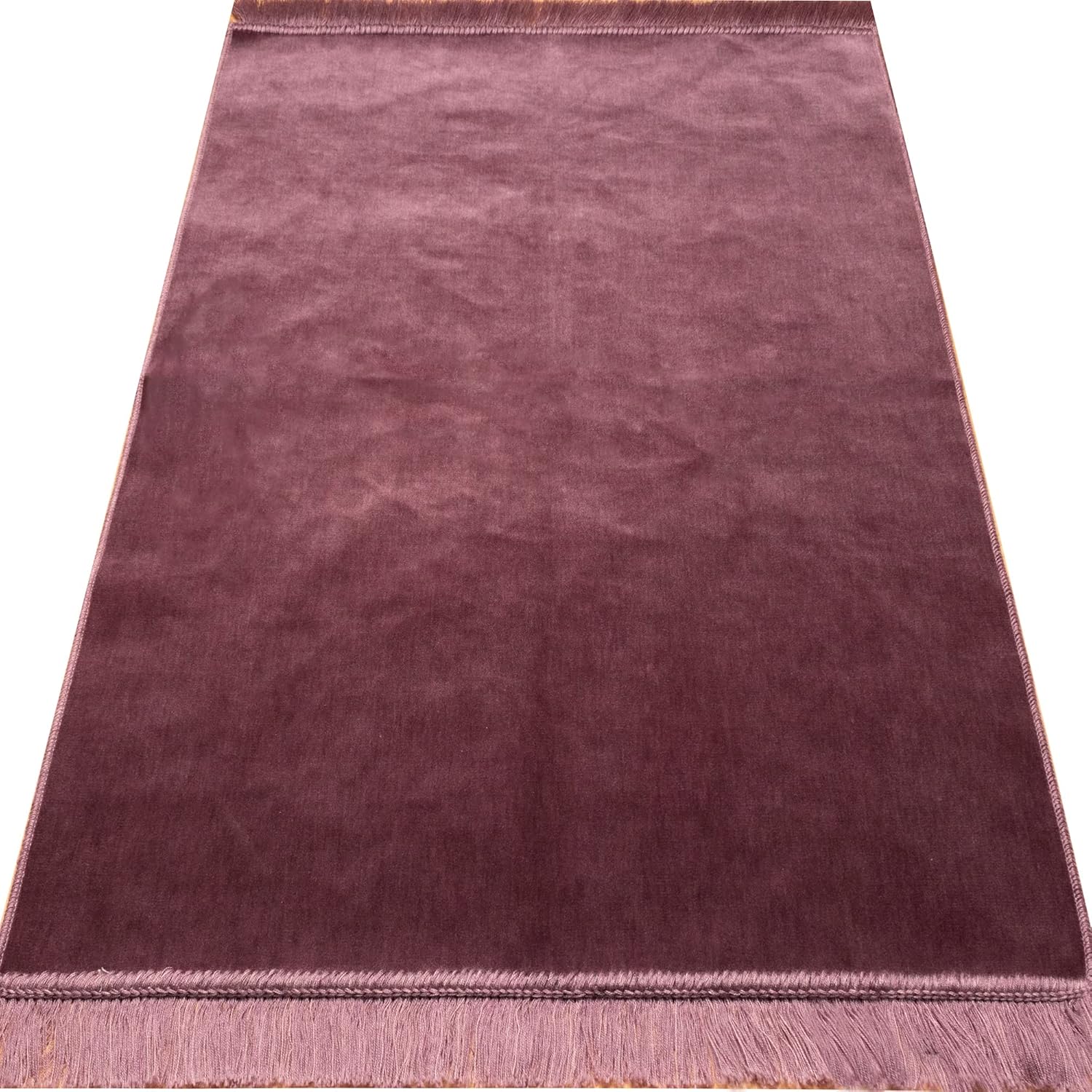 Modefa Janamaz - Alfombra de oración islámica turca de terciopelo para hombres...