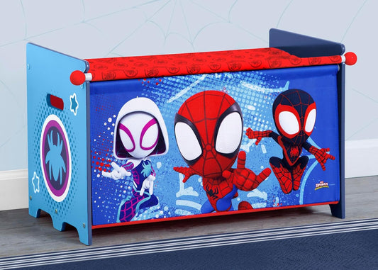 Delta Children Marvel Spidey and His Amazing Friends - Caja de juguetes con...