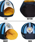 Maccabi Art Manchester City - Cama de fútbol para perros, cama temática...