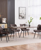YOUNIKE Juego de 2 sillas de comedor, sillas de comedor tapizadas de cuero,...