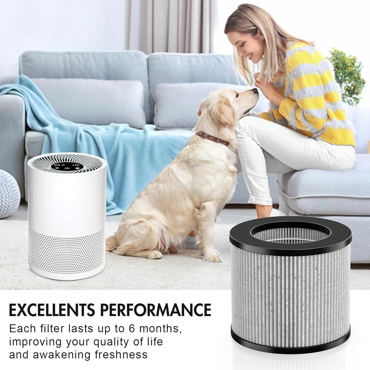Paquete de repuesto de filtro de aire 2801 compatible con los modelos de