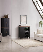 Kings Brand Furniture - Aparador Buffet Wine Licor Bar Armario para cocina,...