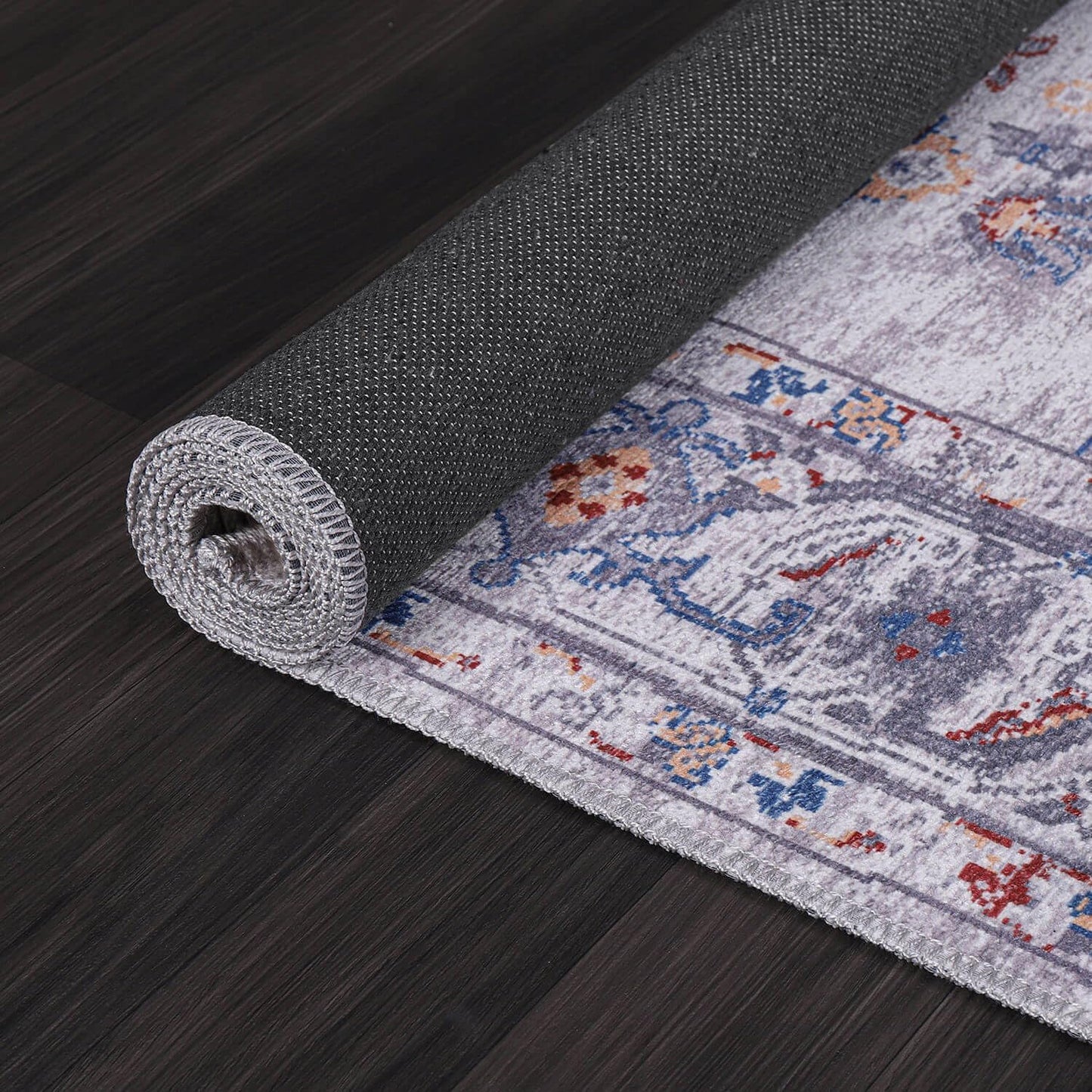 Alfombra estampada ultrafina y súper fuerte para sala de estar, dormitorio,