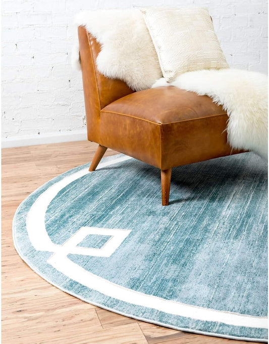 Uptown Collection by Jill Zarin Collection Alfombra redonda con textura de