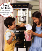 Nostalgia Máquina para hacer palomitas de maíz, carrito profesional con...