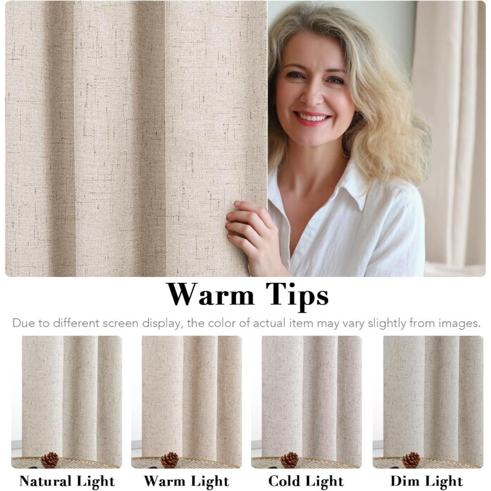Cortinas opacas duraderas con textura gruesa H.VERSAILTEX