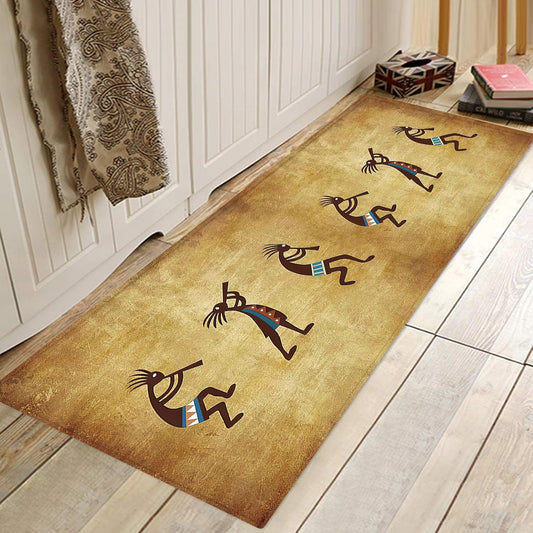 Alfombra de pasillo larga rústica del suroeste para pasillo, alfombra de área