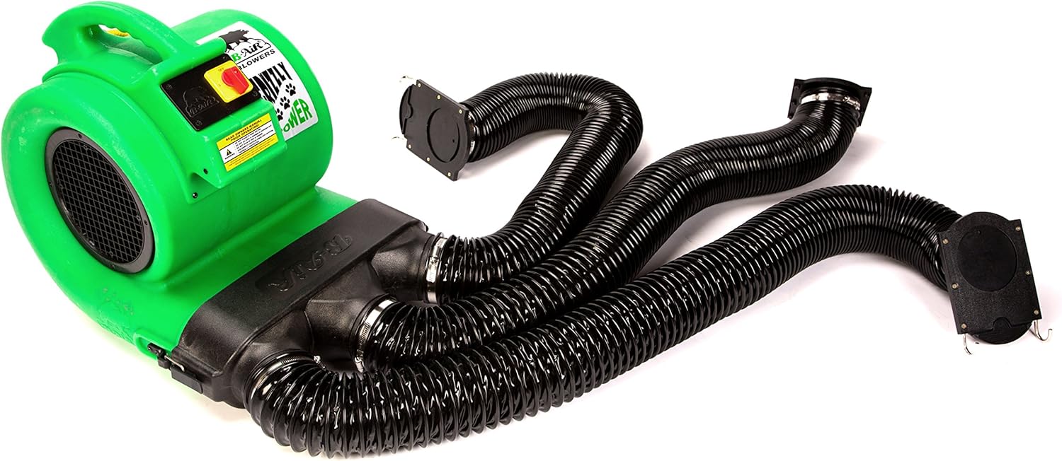 B-Air Grizzly Gp-1 1 HP Air Grizzly Mover - Ventilador de piso para equipo de...