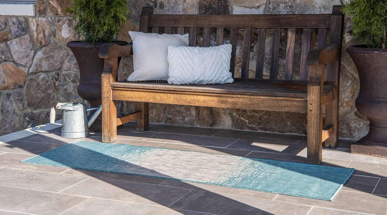 Unique Loom colección Outdoor Modern - Tapete para exteriores en color...