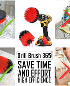 DRILL BRUSH 360 Juego de 3 accesorios originales, cepillos limpiadores para