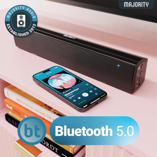 Majority Barra de sonido para Smart TV, 50 vatios, barra de sonido de TV...