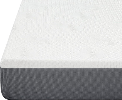 Colchón de espuma viscoelástica ventilado de 10 pulgadas, certificado