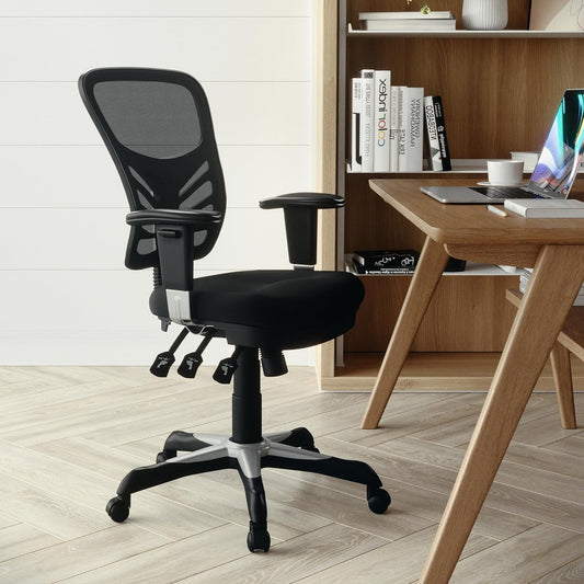 Flash Furniture Nicholas Silla giratoria de oficina y juegos, ergonómica, de...