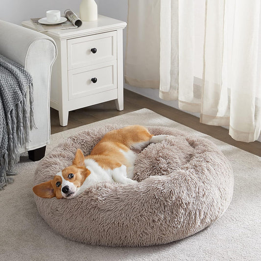 WNPETHOME - Cama calmante para perros y gatos, anti-ansiedad, de piel...