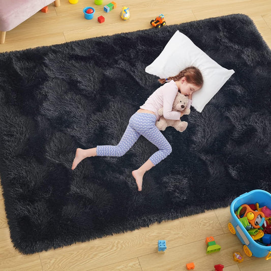 Alfombra suave y esponjosa para la habitación de los niños, decoración para la