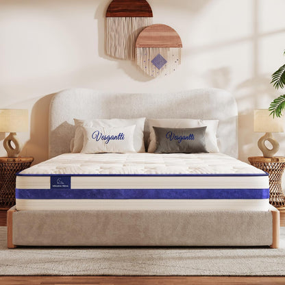 Colchón Queen híbrido de resortes interiores de 10 pulgadas con espuma