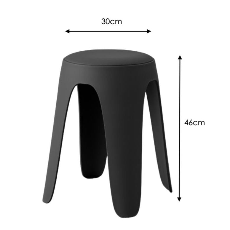 Butaco con Cojín Else, Color Negro, Diseño Moderno Incluye Cojín