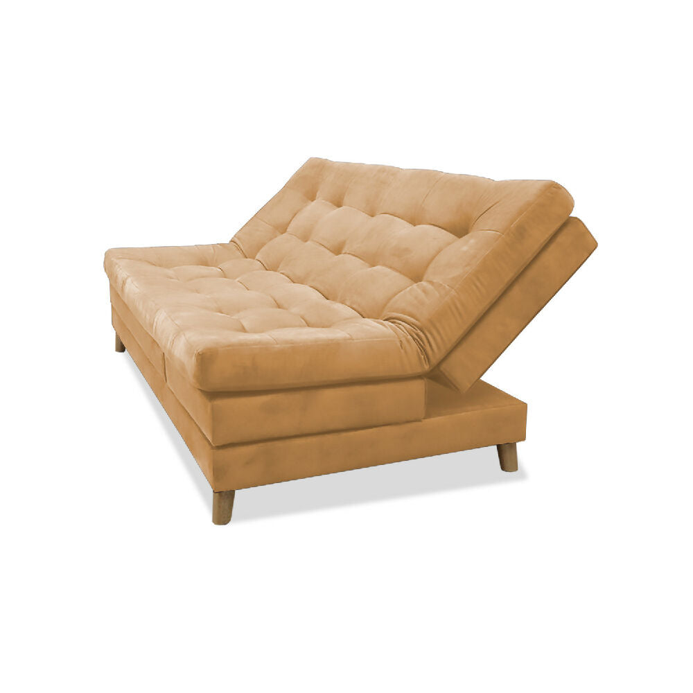 Sofacama Bieri 5 posiciones Reclinable Camel