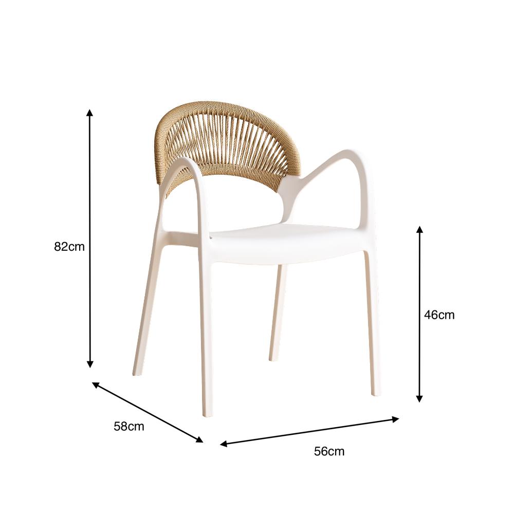 Combo para Sala Mokah, Incluye Mesa Redonda de Vidrio y 4 Sillas