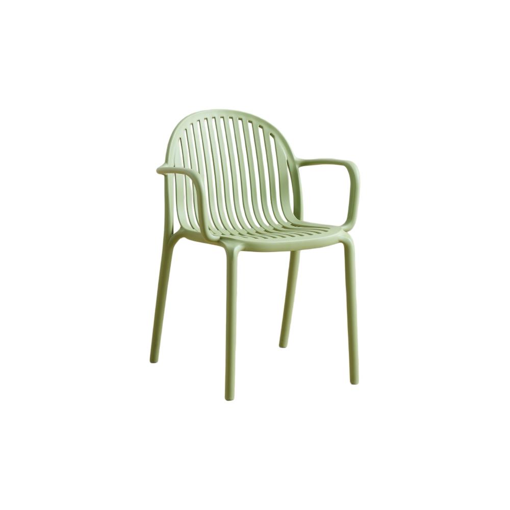 Combo Alina, Incluye una Mesa y 4 Sillas Color Verde Olivo