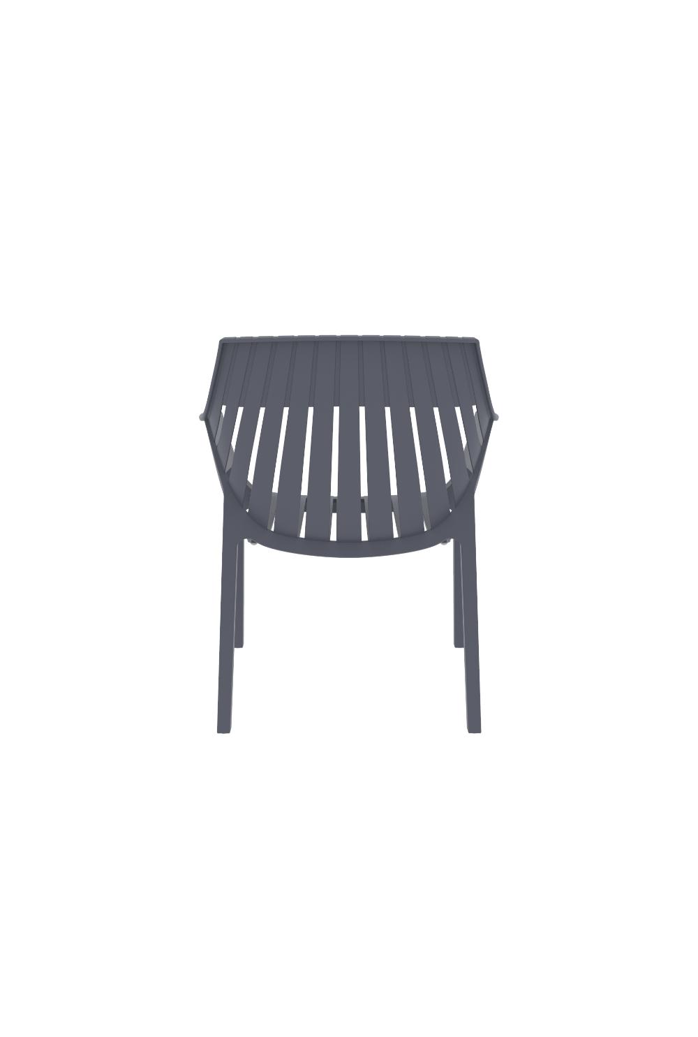 Silla con Brazos Arena, Gris Oscuro, con espaldar y diseño moderno