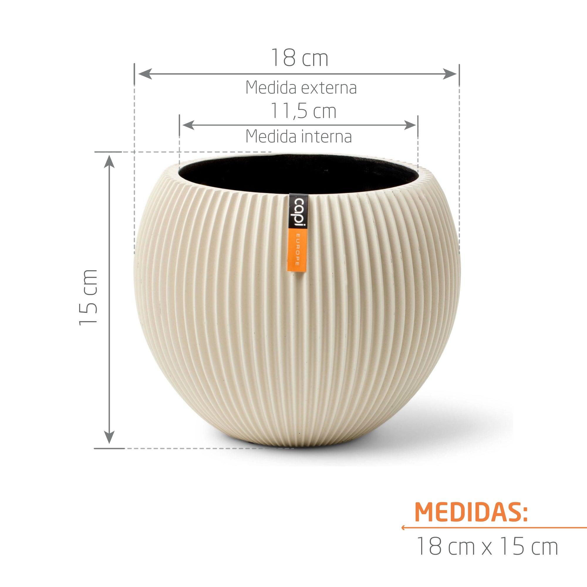 Matera Ball Groove 18 cm Beige