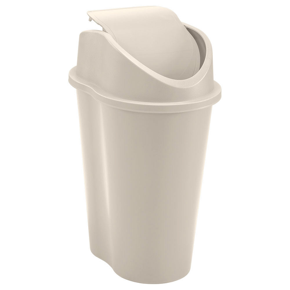 Papelera Style Tapa Vaiven 10 Litros Taupe
