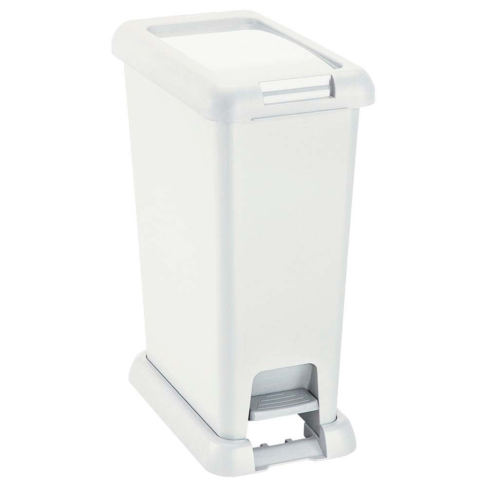 Basurero Pedal 35 Litros Blanco vm