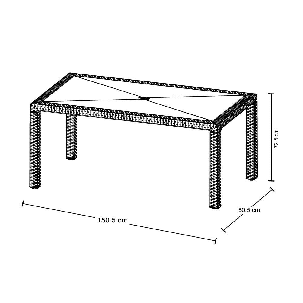 Mesa Eterna Familiar Wengue