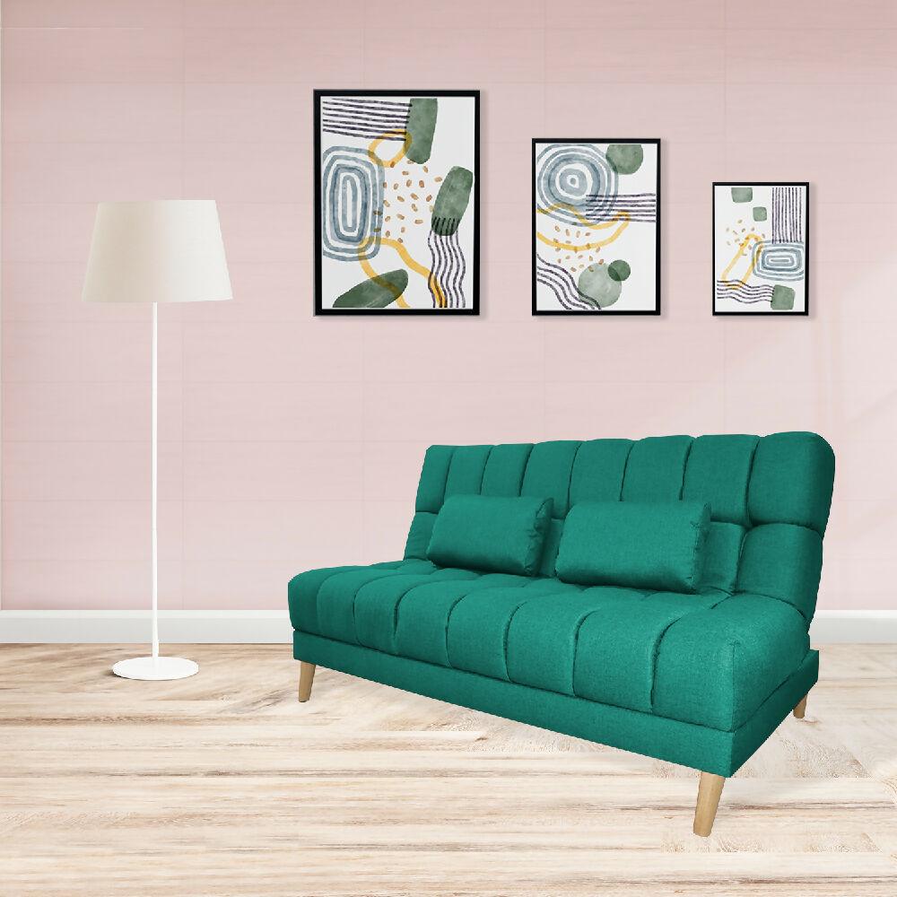 Sofacama Baumann 5 Posiciones Verde