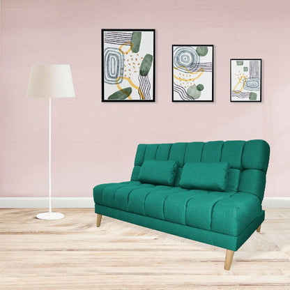 Sofacama Baumann 5 Posiciones Verde
