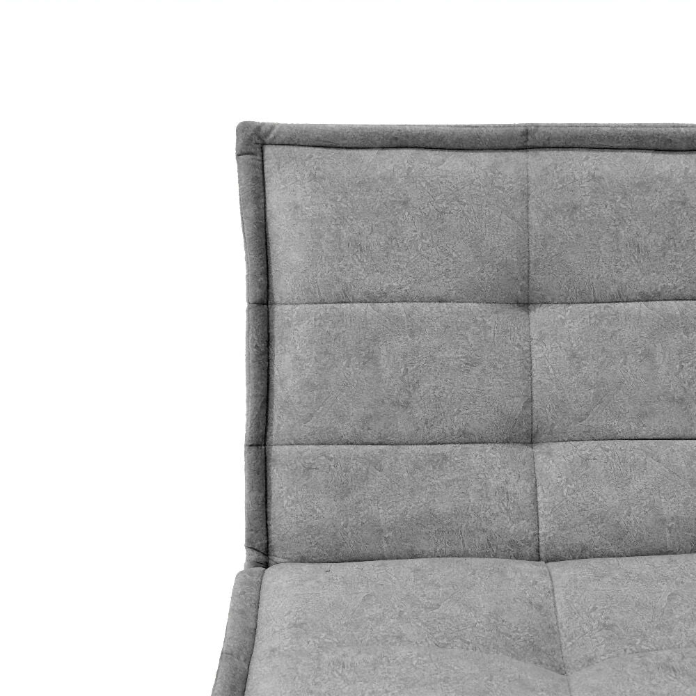 Sofa Cama Morrison 174x100x80 Reclinable Tela Gris