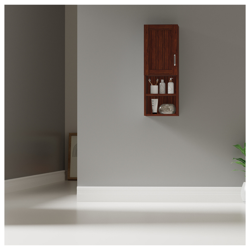 Mueble Auxiliar Lateral De Baño, Chocolate