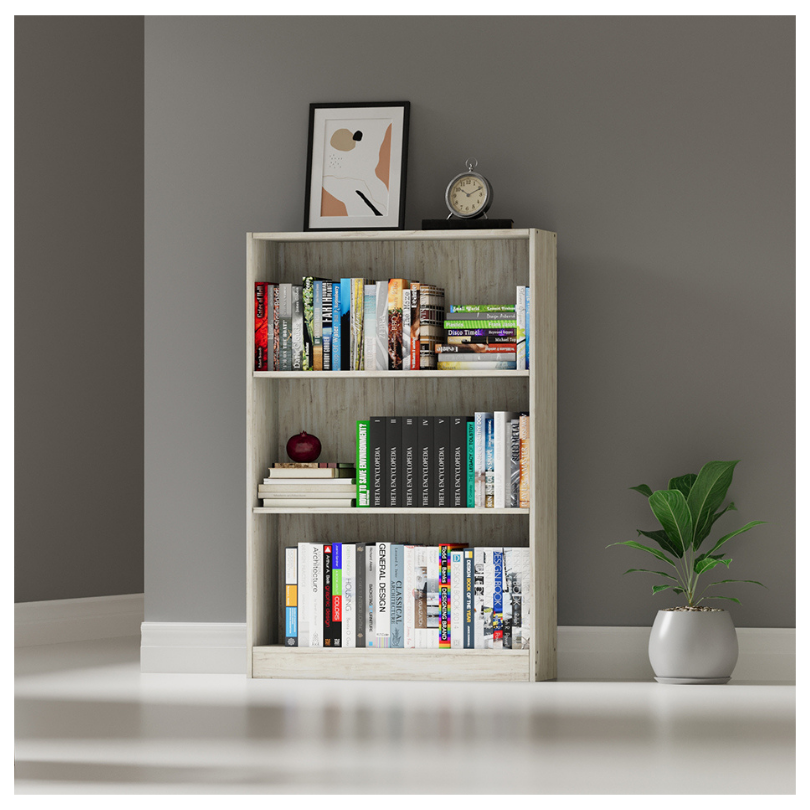 Mueble Biblioteca 3 Entrepaños, Pino