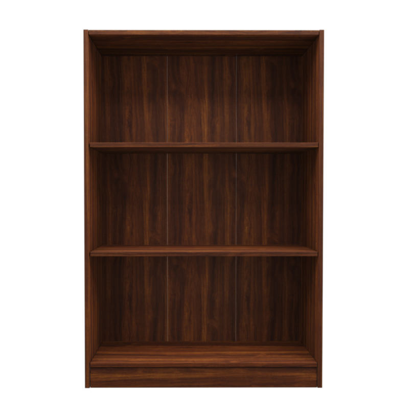 Mueble Biblioteca 3 Entrepaños, Chocolate