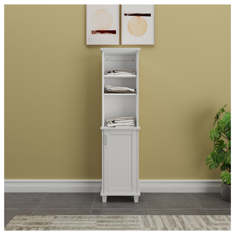 Mueble Lateral  Multiusos 1 Puerta, Blanco