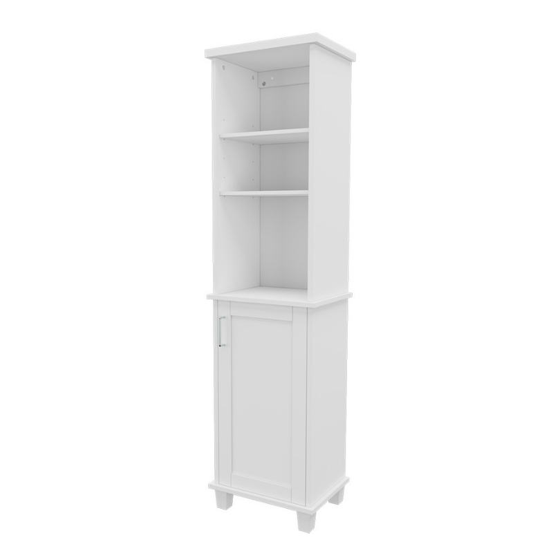 Mueble Lateral  Multiusos 1 Puerta, Blanco