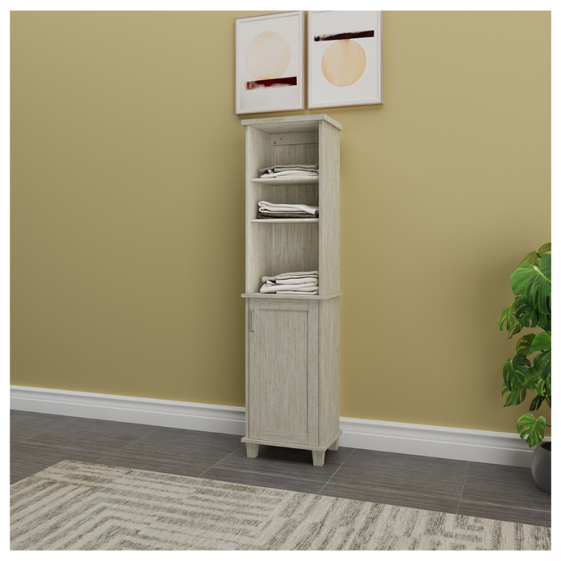 Mueble Lateral  Multiusos 1 Puerta, Pino