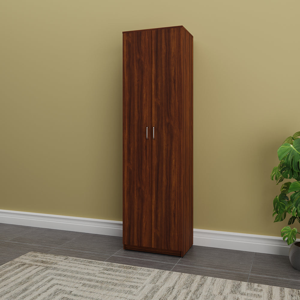 Mueble Organizador Multiusos 2 Puertas Madera, Chocolate