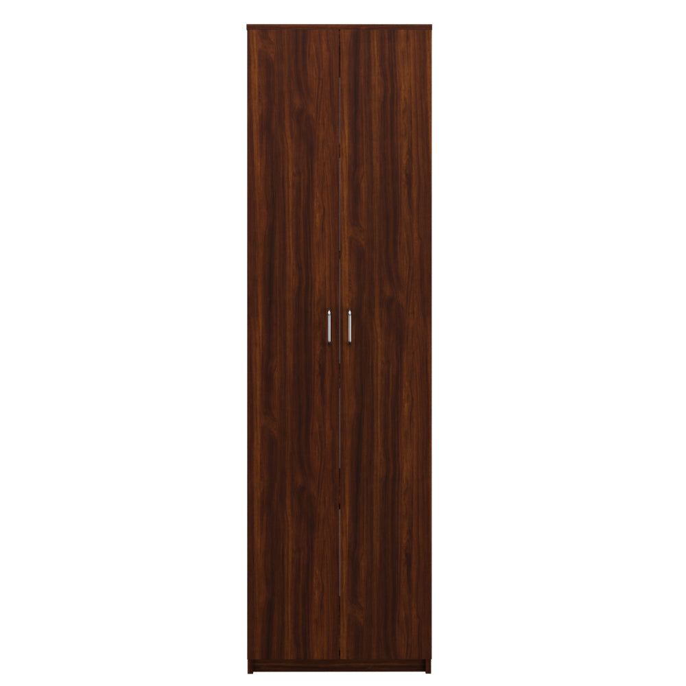 Mueble Organizador Multiusos 2 Puertas Madera, Chocolate